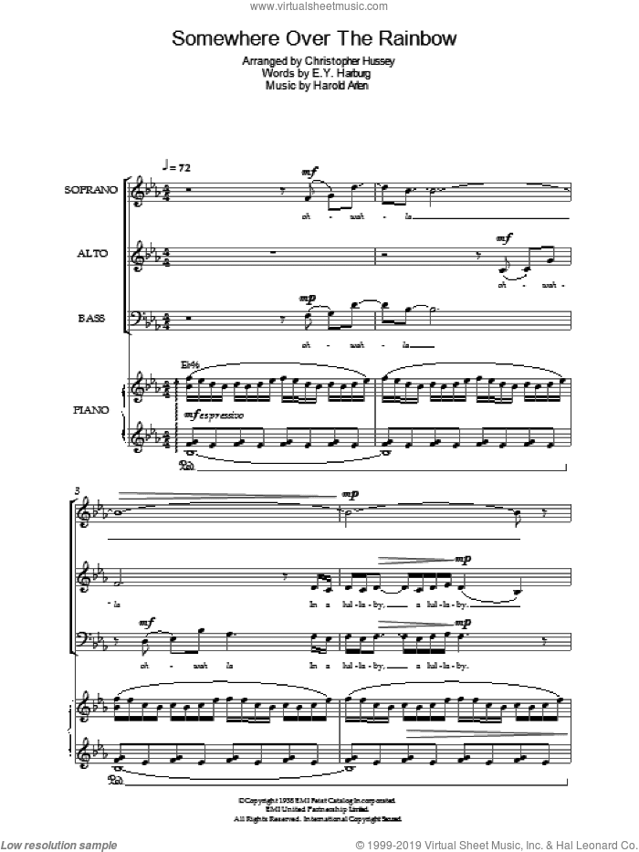 Over The Rainbow (from The Wizard Of Oz)