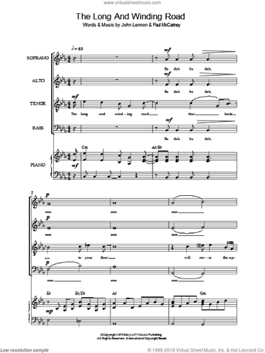 The Long And Winding Road (arr. Simon Foxley)