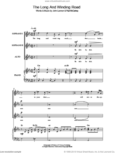 The Long And Winding Road (arr. Simon Foxley)