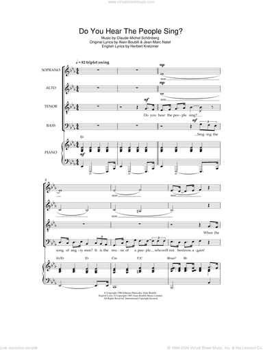 Do You Hear The People Sing? (from Les Miserables)