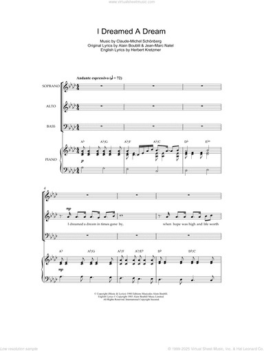 I Dreamed A Dream (from 'Les Miserables')