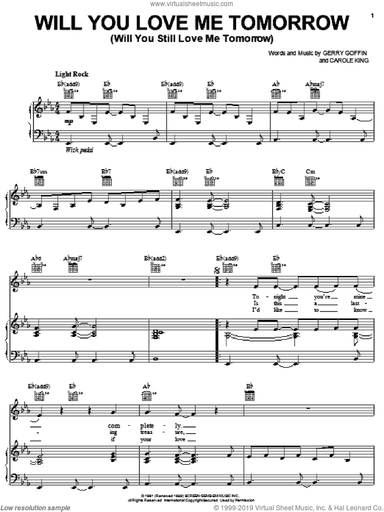 Will You Love Me Tomorrow (Will You Still Love Me Tomorrow)
