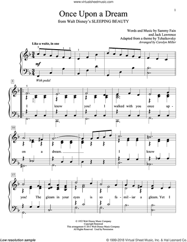 Once Upon A Dream (arr. Carolyn Miller)