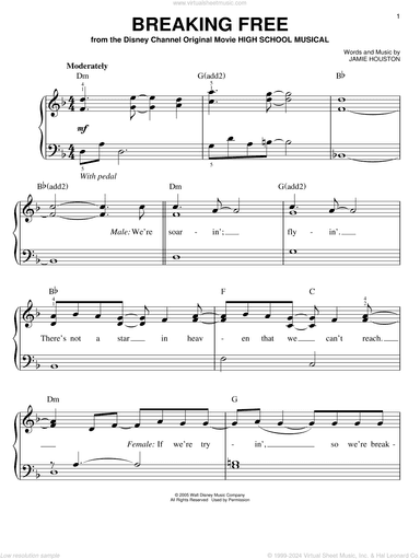 Breaking Free (from High School Musical)