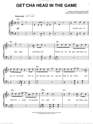 Get'cha Head In The Game (from High School Musical)