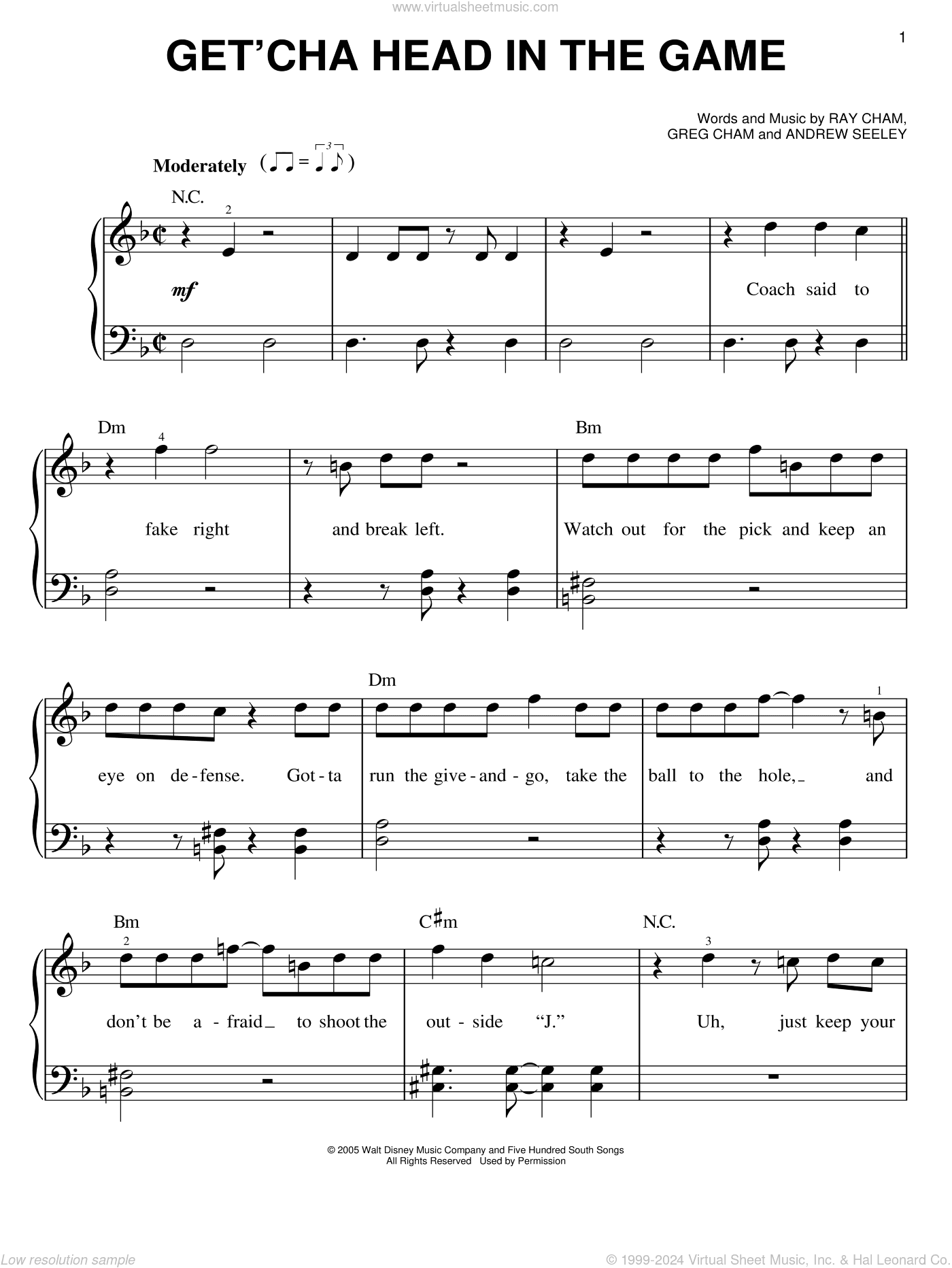 Get'cha Head In The Game (from High School Musical)