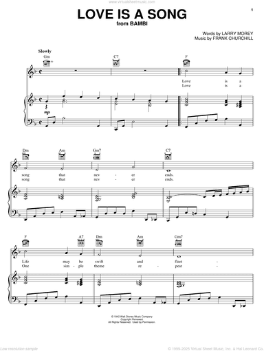 Love Is A Song (from Walt Disney's Bambi)