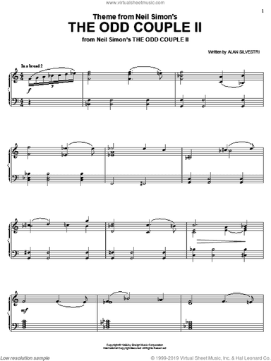 Theme from Neil Simon's The Odd Couple II