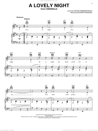 A Lovely Night (from Cinderella)