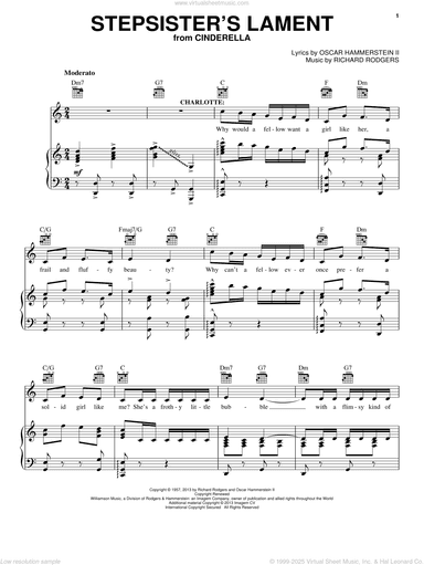 Stepsisters' Lament (from Cinderella)