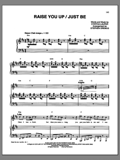 Raise You Up/Just Be (from Kinky Boots)
