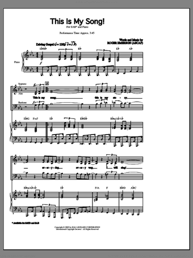 This Is My Song!