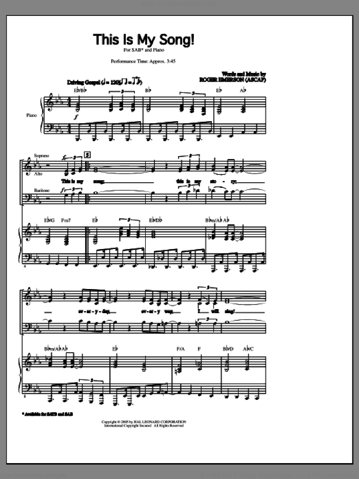 This Is My Song!