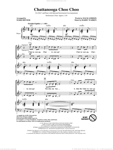 Chattanooga Choo Choo (arr. Mark Brymer)