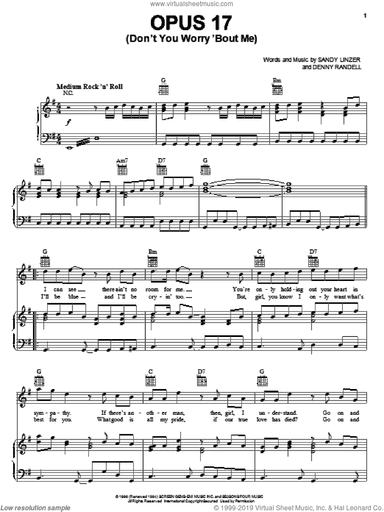 Opus 17 (Don't Worry 'Bout Me)