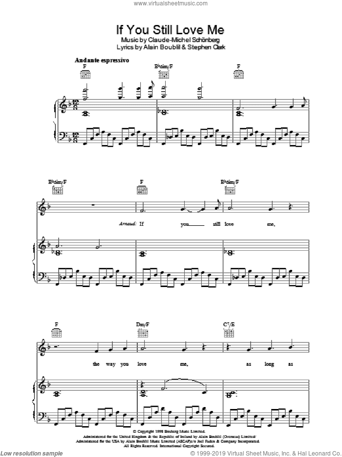 If You Still Love Me (from Martin Guerre)