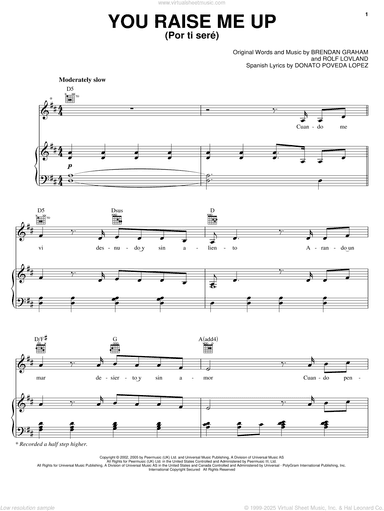 Por Ti Sere (You Raise Me Up)