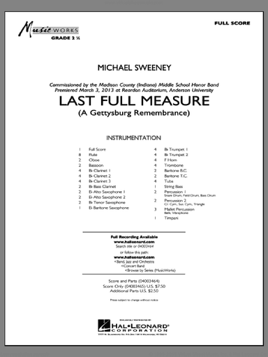 Last Full Measure (A Gettysburg Remembrance)