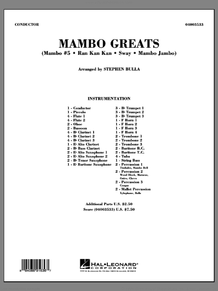 Mambo Greats (COMPLETE)