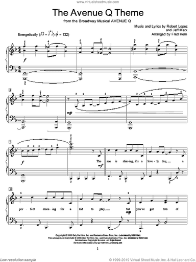 The Avenue Q Theme (from Avenue Q)