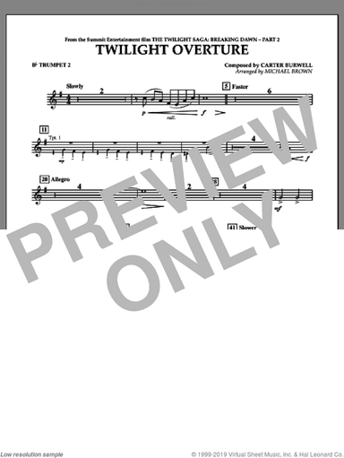 Twilight Overture (from The Twilight Saga: Breaking DawnA�Part 2)