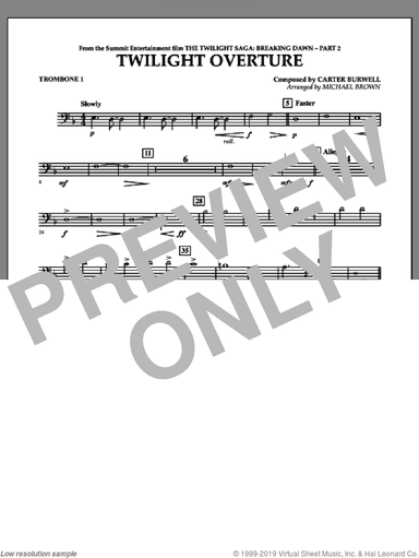Twilight Overture (from The Twilight Saga: Breaking DawnA�Part 2)