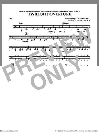 Twilight Overture (from The Twilight Saga: Breaking DawnA�Part 2)