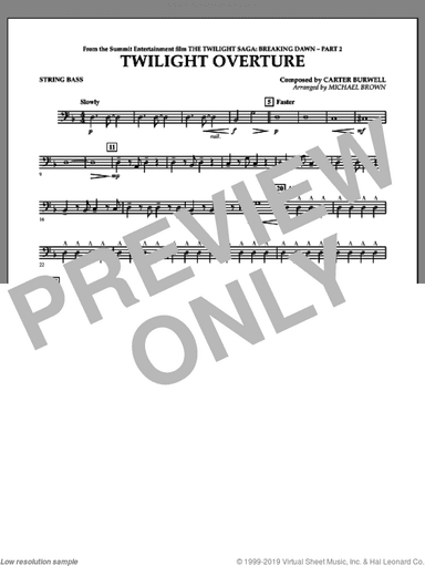 Twilight Overture (from The Twilight Saga: Breaking DawnA�Part 2)
