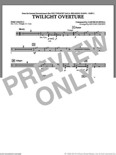Twilight Overture (from The Twilight Saga: Breaking DawnA�Part 2)