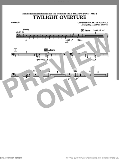Twilight Overture (from The Twilight Saga: Breaking DawnA�Part 2)