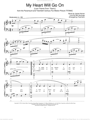My Heart Will Go On (Love Theme from Titanic)