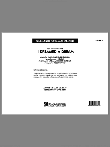 I Dreamed a Dream (from Les Miserables) (COMPLETE)