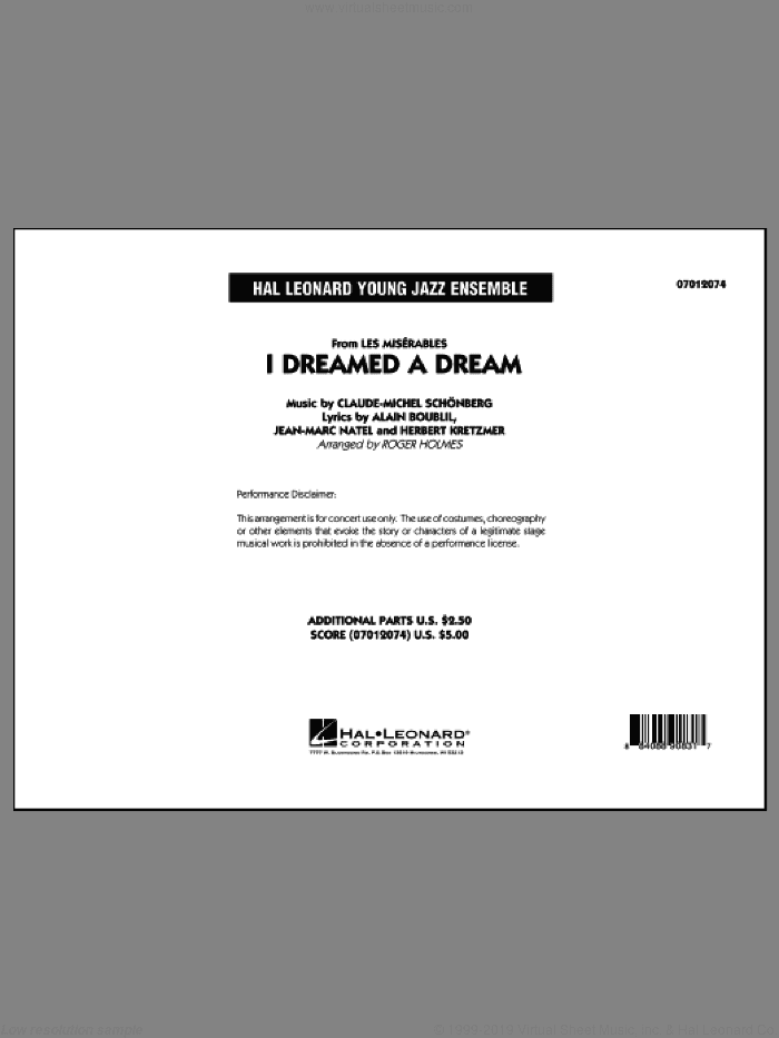 I Dreamed a Dream (from Les Miserables) (COMPLETE)