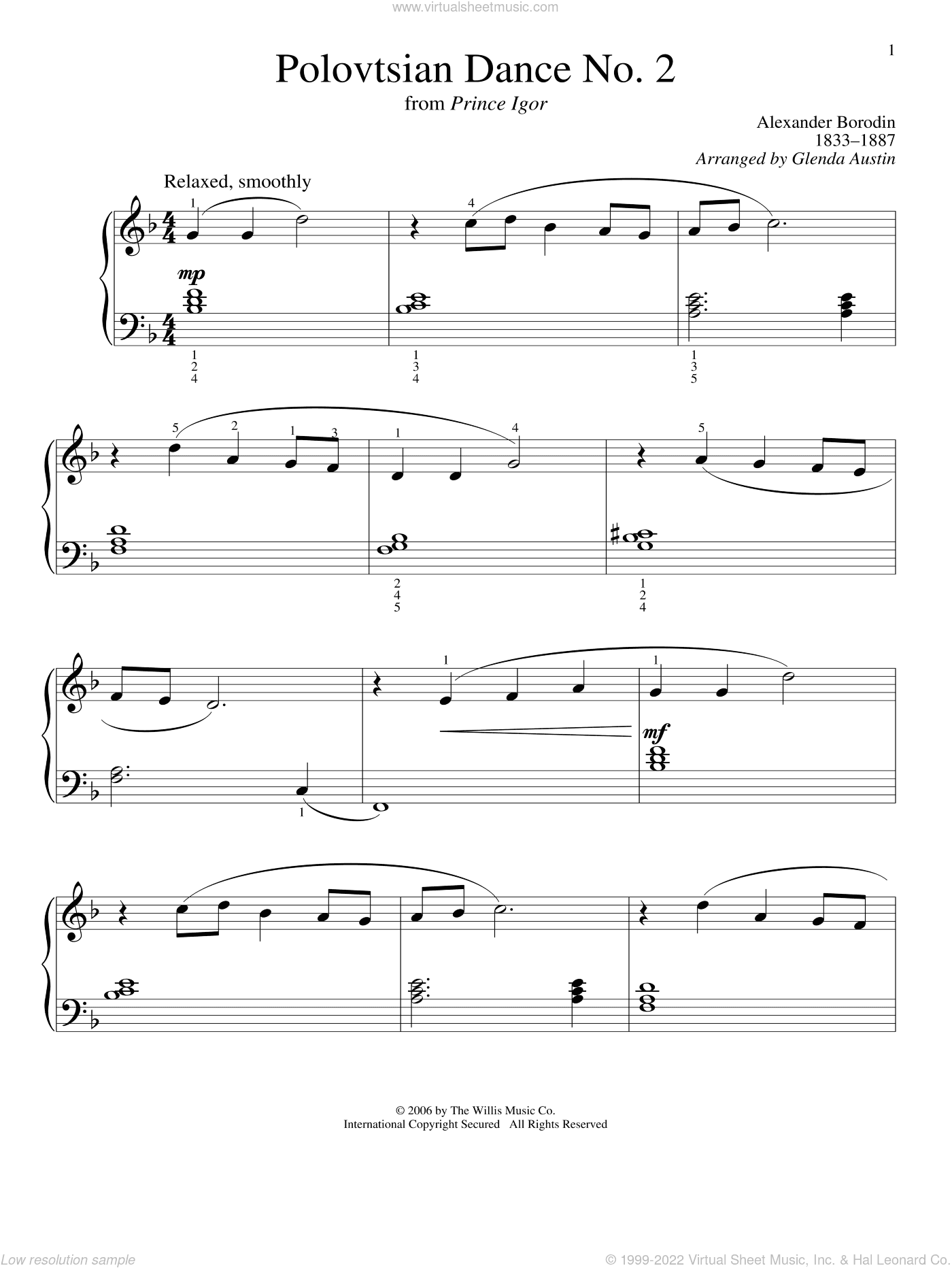 Polovtsian Dance No. 2