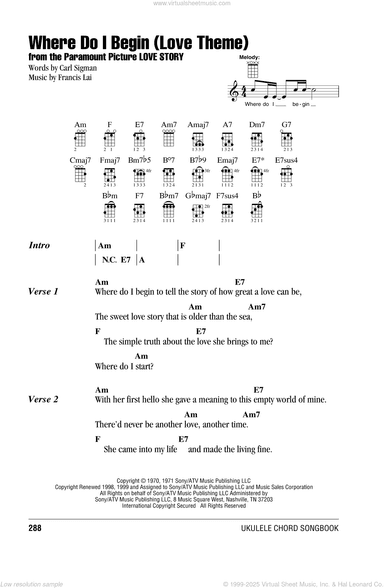 Where Do I Begin (Love Theme)