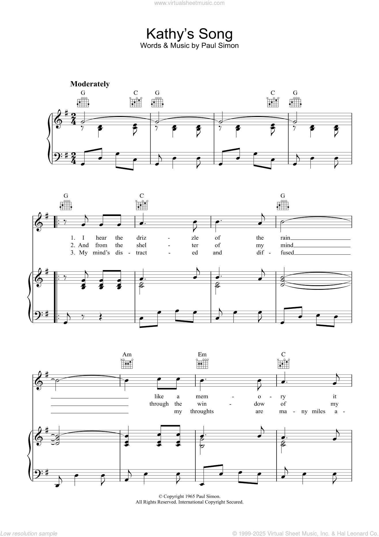 Kathy's Song
