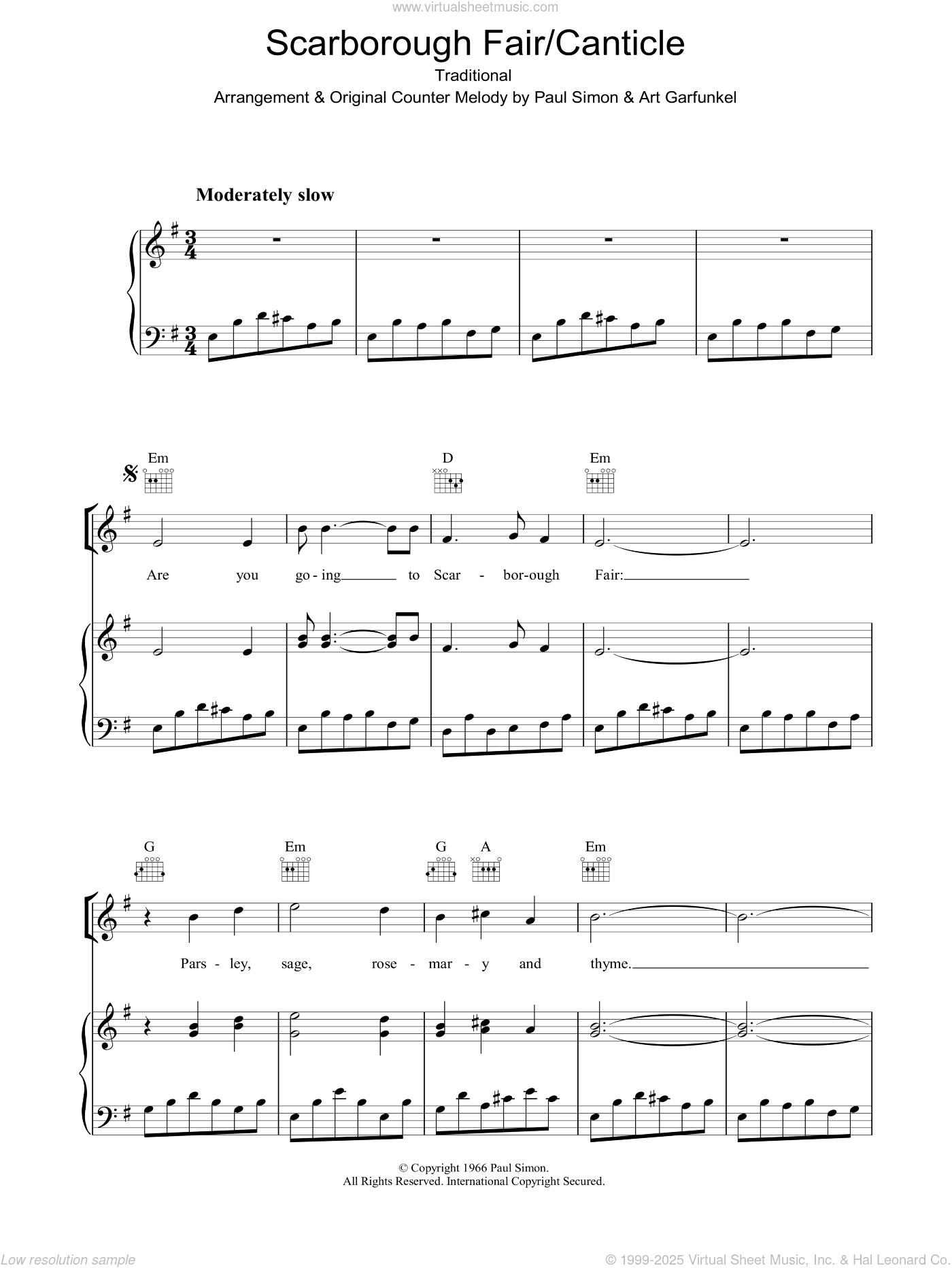 Scarborough Fair/Canticle