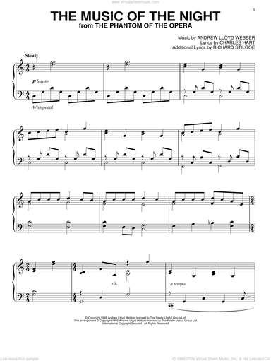 The Music Of The Night (from The Phantom Of The Opera)