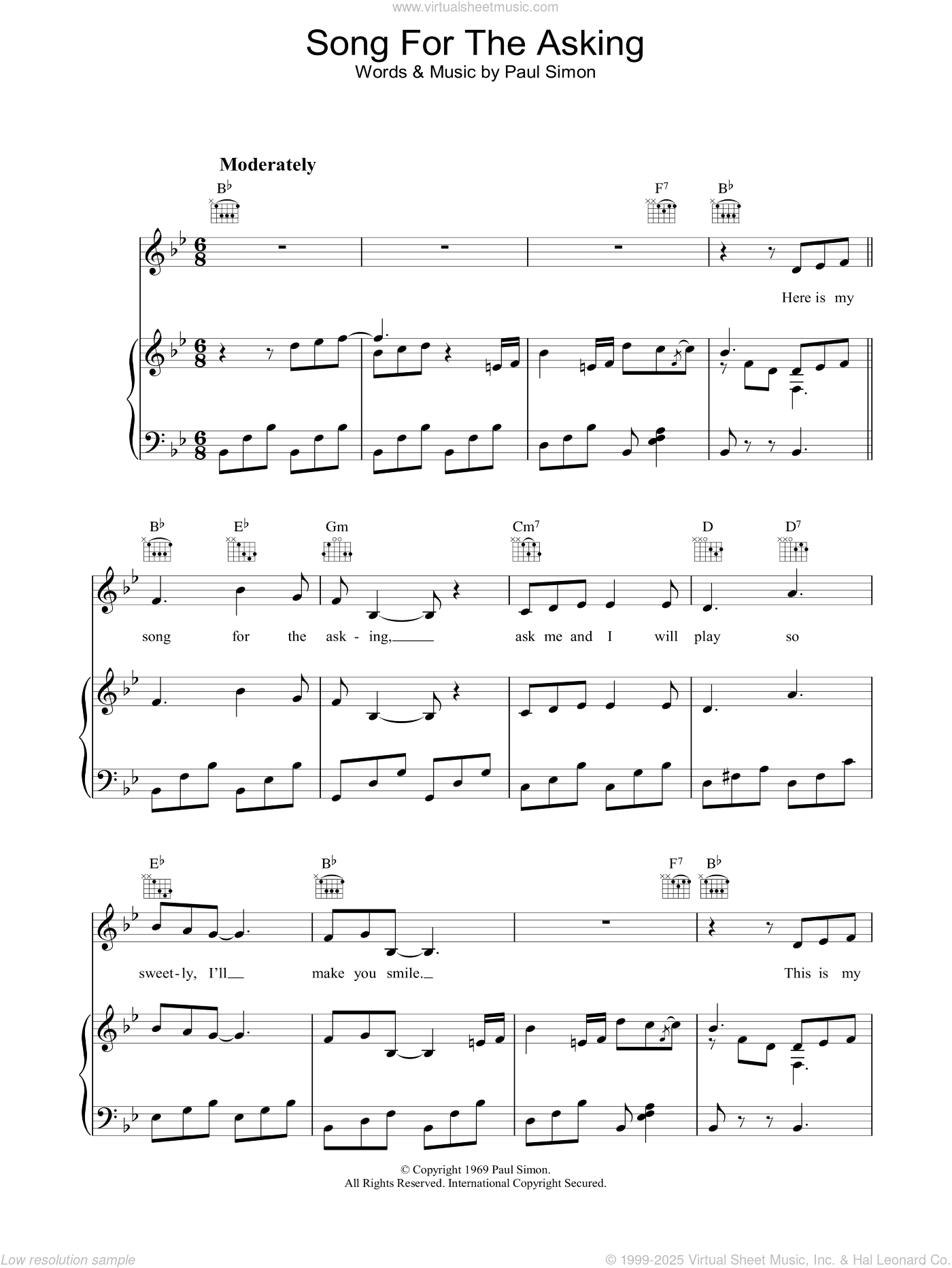 Song For The Asking