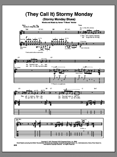 (They Call It) Stormy Monday (Stormy Monday Blues)