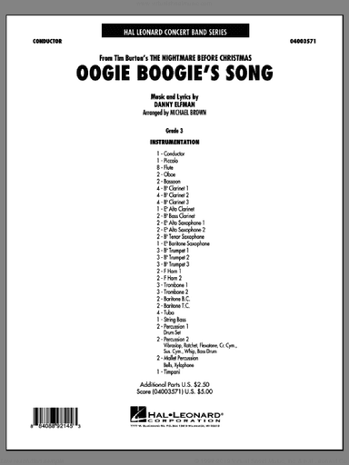 Oogie Boogie's Song (from The Nightmare Before Christmas)