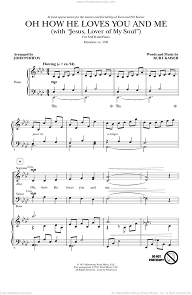 Oh How He Loves You And Me (with "Jesus, Lover Of My Soul")