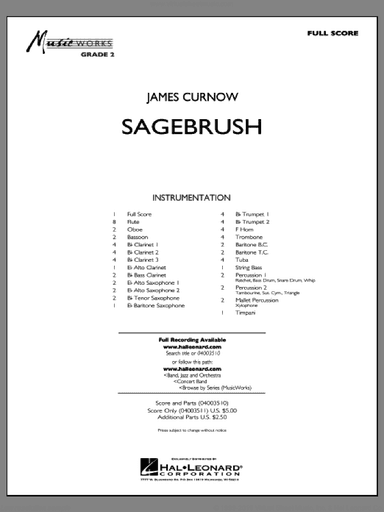 Sagebrush (COMPLETE)