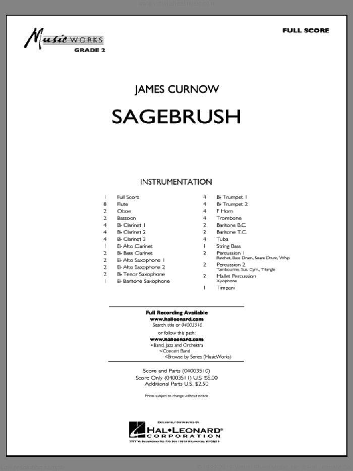 Sagebrush (COMPLETE)