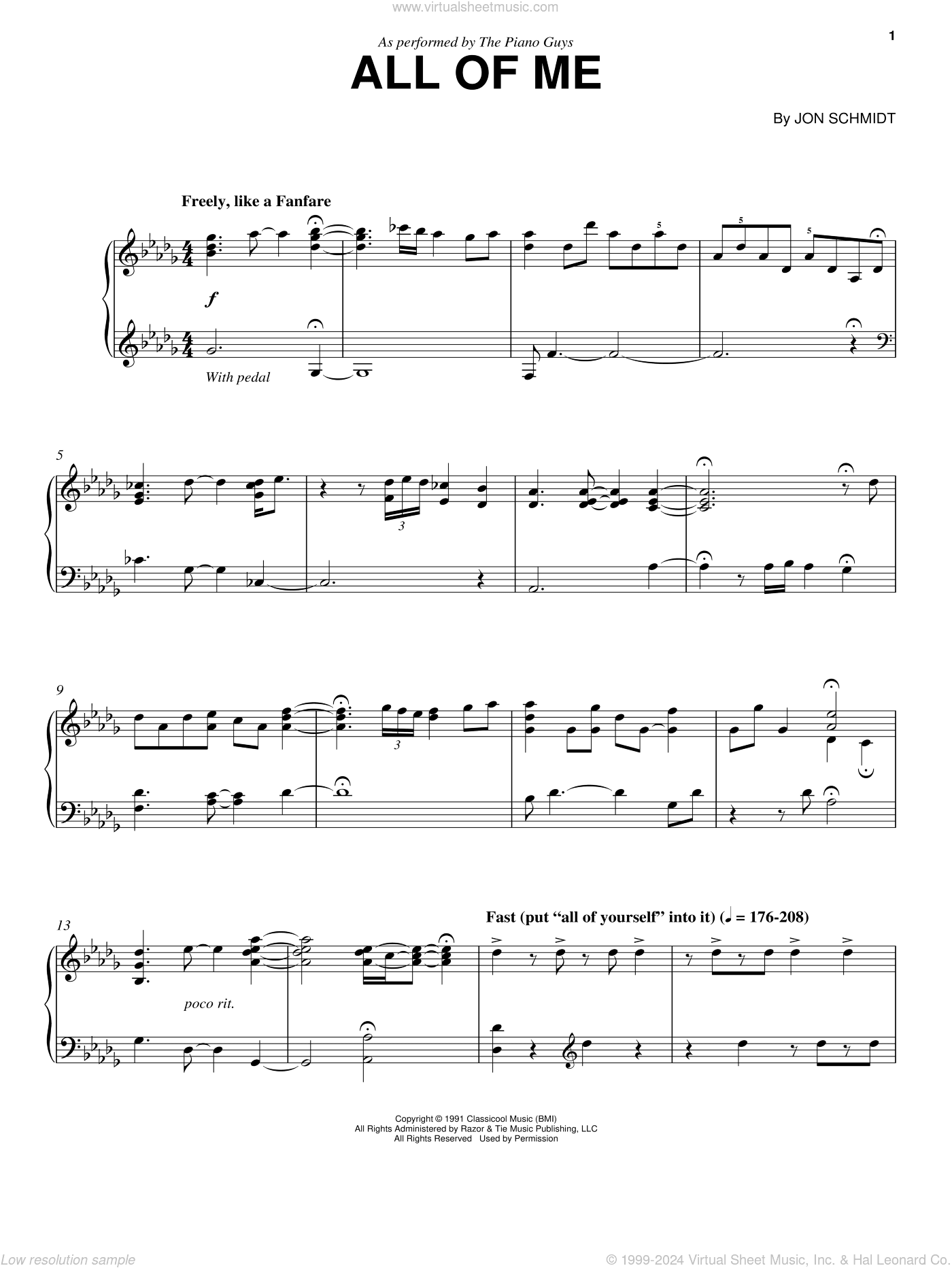 All Of Me, (intermediate)