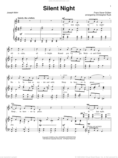 Silent Night (arr. Christopher Ruck)