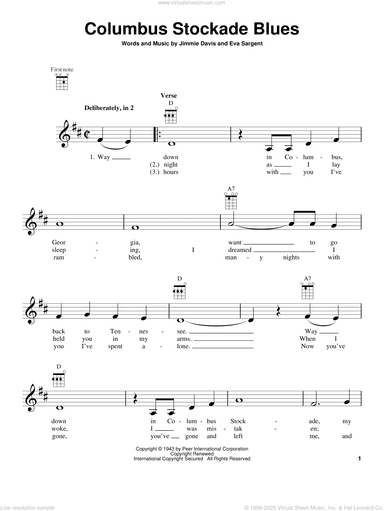 Columbus Stockade Blues