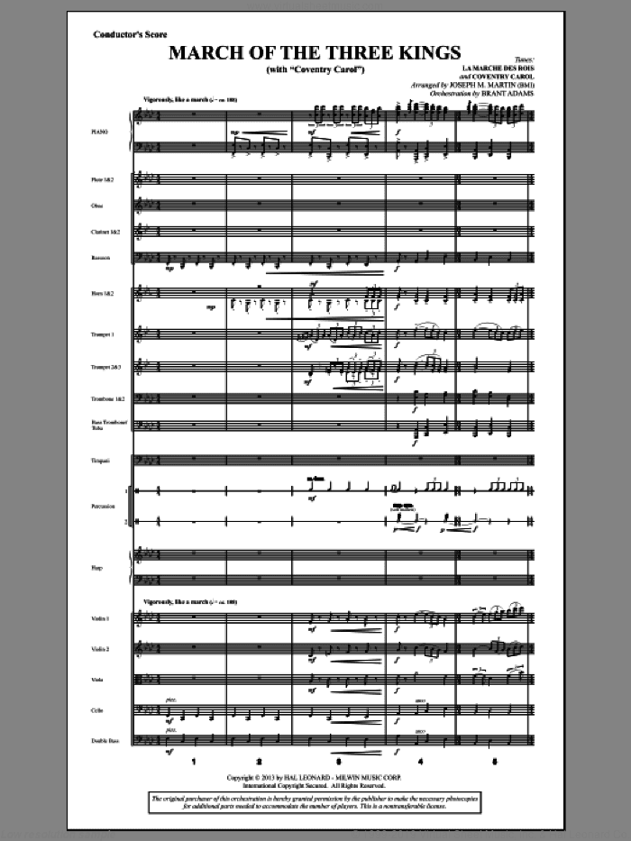 March Of The Three Kings (from A Symphony Of Carols)