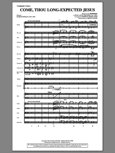 Come, Thou Long-expected Jesus (from A Symphony Of Carols)