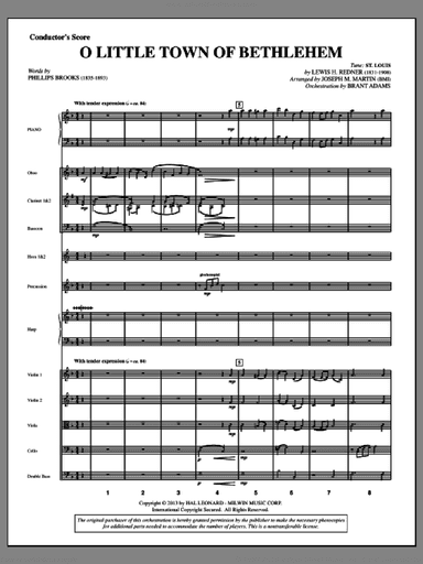 O Little Town Of Bethlehem (from A Symphony Of Carols)